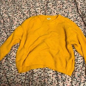 Yellow sweater
